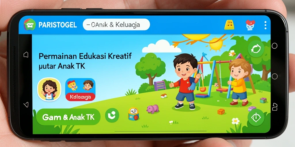Screenshot dari antarmuka permainan PARISTOGEL yang interaktif.
