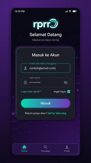 Masuk Akun rprr untuk Pengguna Android