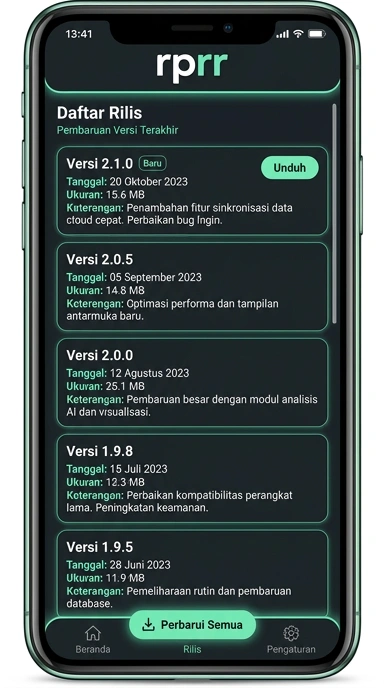 Riwayat Versi Aplikasi rprr untuk Pengguna Android
